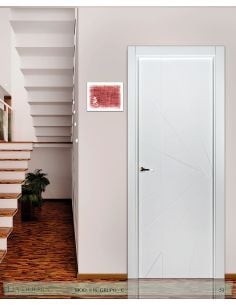 PUERTA LACADA DISEÑO GRUPO C EN BLOCK CIEGA BL MODELO 816