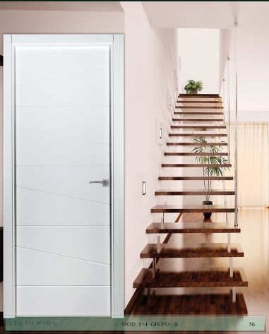 PUERTA LACADA DISEÑO GRUPO B EN BLOCK CIEGA BL MODELO 814