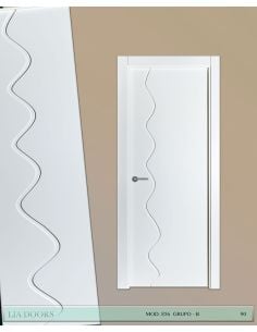 PUERTA LACADA DISEÑO GRUPO B EN BLOCK CIEGA BL MODELO 856