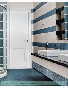 PUERTA LACADA DISEÑO GRUPO D EN BLOCK CIEGA BL LIA 5000 FRESADO ENTRECALLE