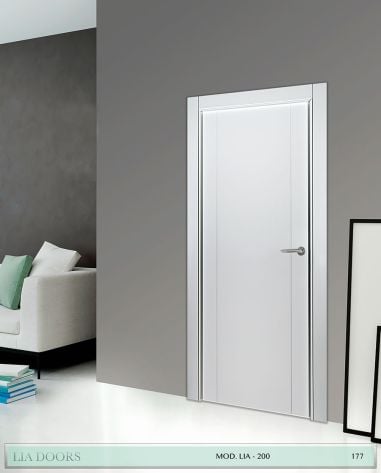 PUERTA LACADA DISEÑO GRUPO A EN BLOCK CIEGA BL LIA 200