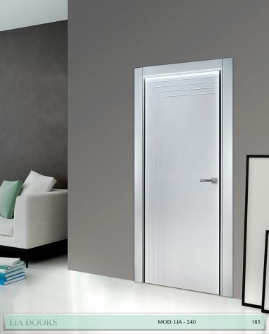 PUERTA LACADA DISEÑO GRUPO A EN BLOCK CIEGA BL LIA 240
