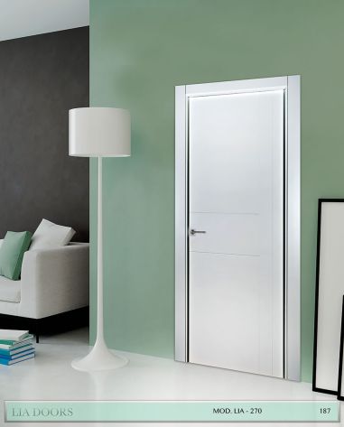 PUERTA LACADA DISEÑO GRUPO A EN BLOCK CIEGA BL LIA 270