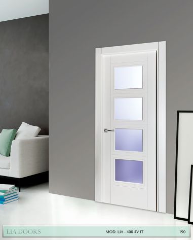 PUERTA LACADA DISEÑO GRUPO A EN BLOCK 4V BL LIA 400 IT 4V