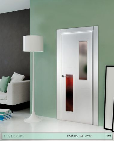 PUERTA LACADA DISEÑO GRUPO A EN BLOCK 2V BL LIA 500 2V  SP