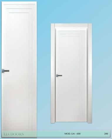 PUERTA LACADA DISEÑO GRUPO A EN BLOCK CIEGA BL LIA 600
