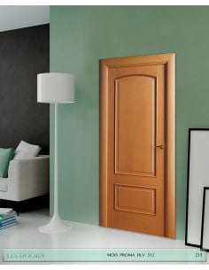 PUERTA MODELO CLASICO PROMA ROBLE EN BLOCK 512 PROMA RLV CIEGA BL ROBLE
