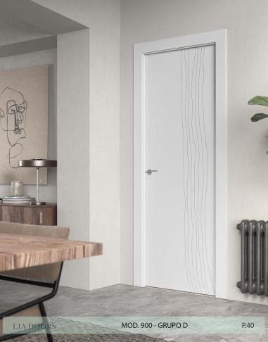 PUERTA LACADA BLOCK Grupo D Ciega L900