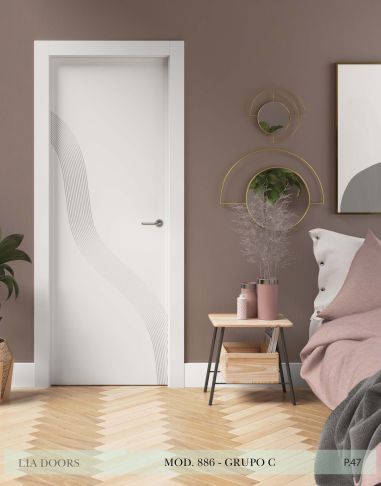 PUERTA LACADA BLOCK Grupo C Ciega L886
