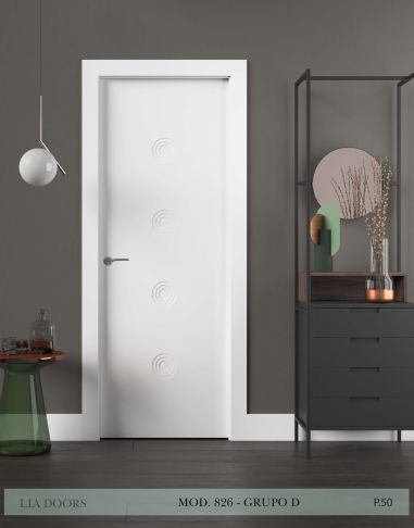 PUERTA LACADA BLOCK Grupo D Ciega L826